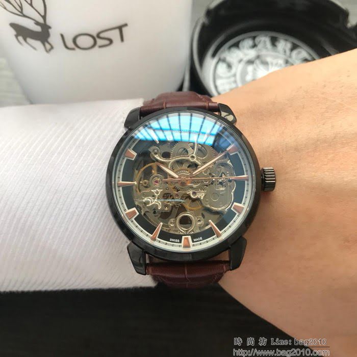 江詩丹頓 Vacheron Constantin 勁爆鏤空設計 全自動機械機芯 精品男士腕表  wssb3541